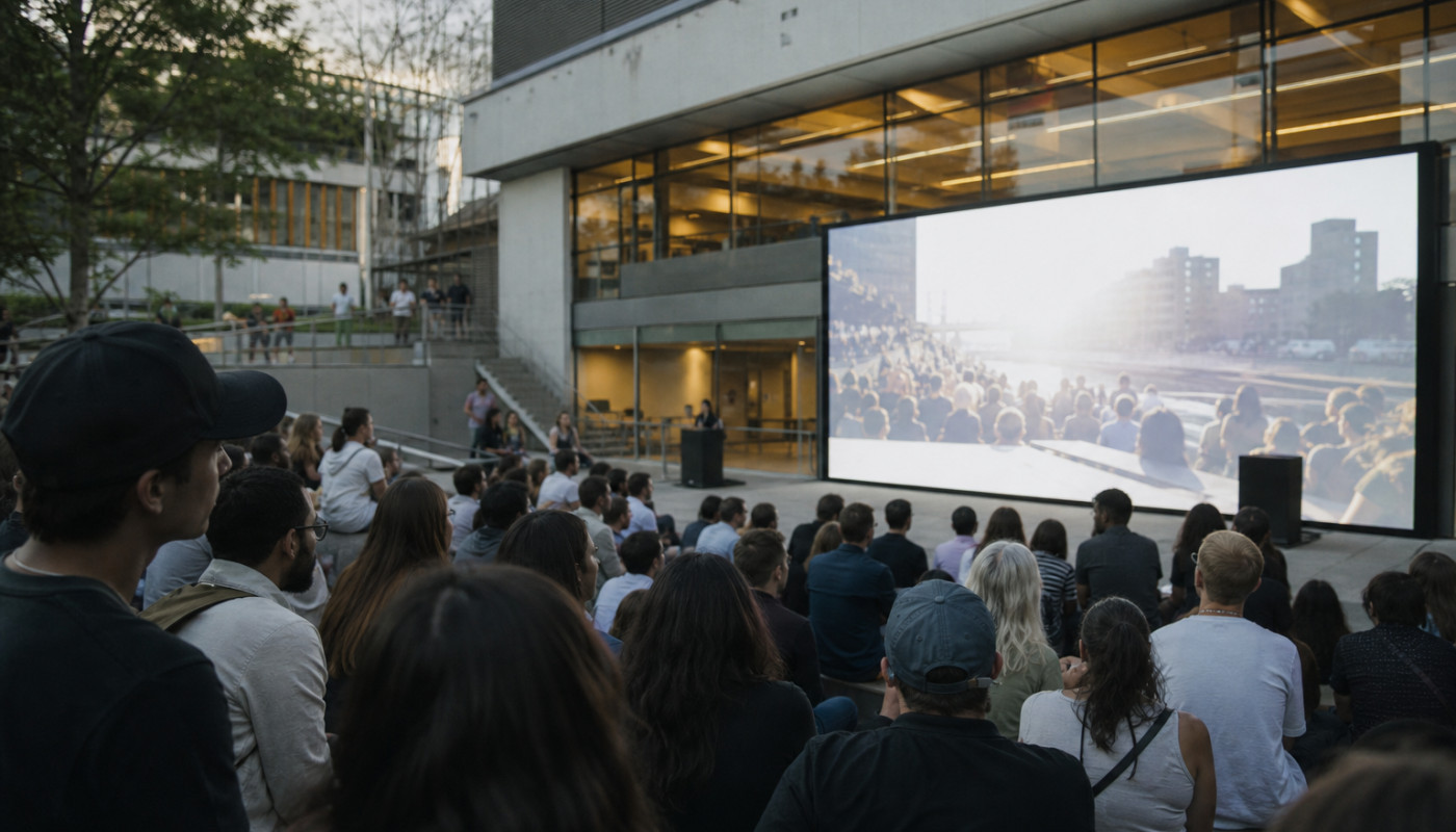 Connecter bâtiments et publics : enjeux audiovisuels actuels